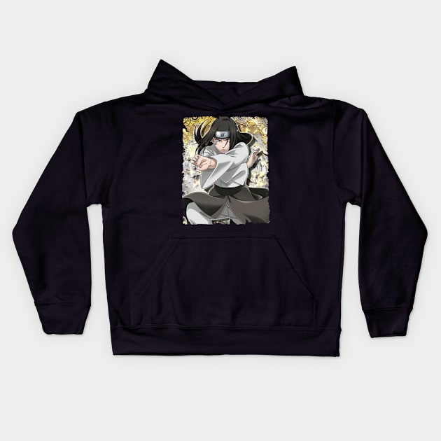 NEJI HYUGA MERCH VTG Kids Hoodie by xsmilexstd